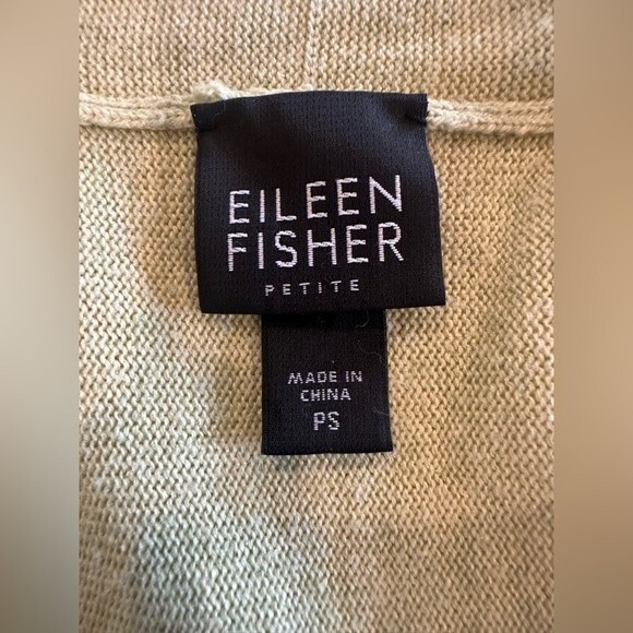 Eileen Fisher Beautiful Long Vest Silk Cashmere Petite Small - Picture 7 of 7